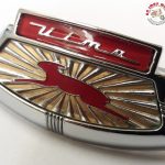 Lambretta Red and Gold ULMA Horn Cover Horn casting Badge S2 & S3 TV SX LI