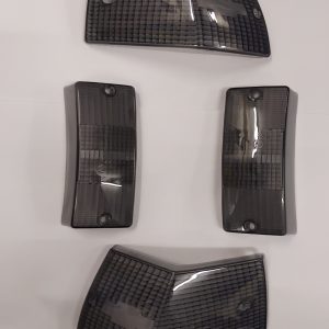 Vespa PX 125 150 200 T5 LML Italian Tinted Smoked Indicator Lens Set