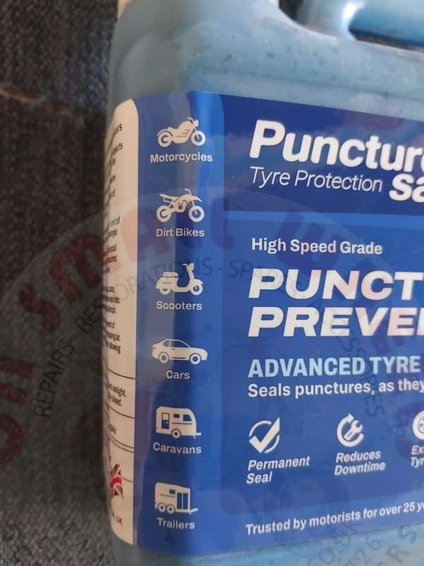 Vespa Lambretta Motorcycle PunctureSafe Puncture Prevention Fluid - Image 4