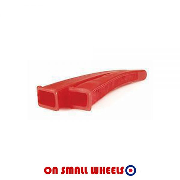 Lambretta Vespa Brake & Clutch Lever Covers Red