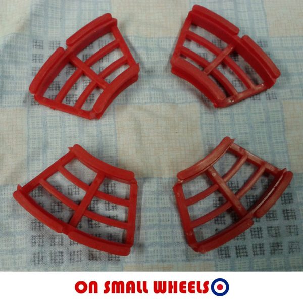 Lambretta Genuine Style Red Disc Brake Windows TV175 TV200 GP200 SX200