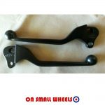 Vespa Black Dog Leg SIP Brake & Clutch Lever Set PX T5 PK