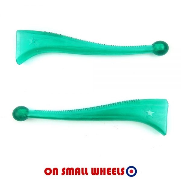 Vespa Handle Bar Brake & Clutch Star Lever Covers Green