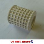 white vespa kickstart rubber