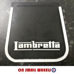 Lambretta Black & White 3D Style Spanish type Mudflap