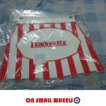 Lambretta red stripe mudflap