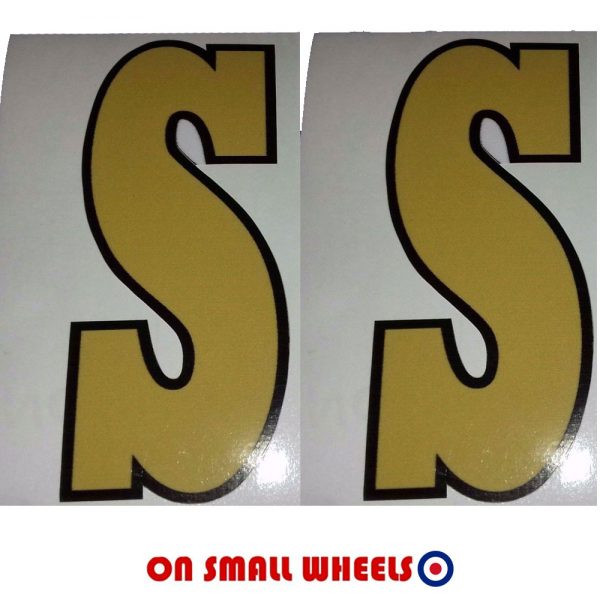 Vespa SS Gold Decal