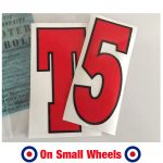 Vespa T5 Decals