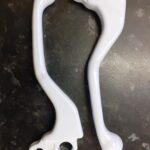Vespa White Dog Leg Lever Set