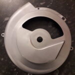 VESPA PRIMAVERA 125 ET3 50 SPECIAL PK 80’S STYLED TURBO FLYWHEEL COVER SILVER
