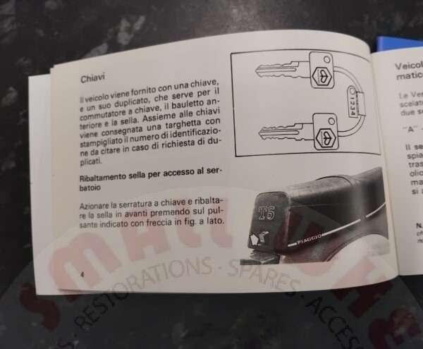 Vespa T5 Hand Book - Image 2