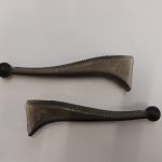 Vespa Handle Bar Brake & Clutch star Lever Covers Black