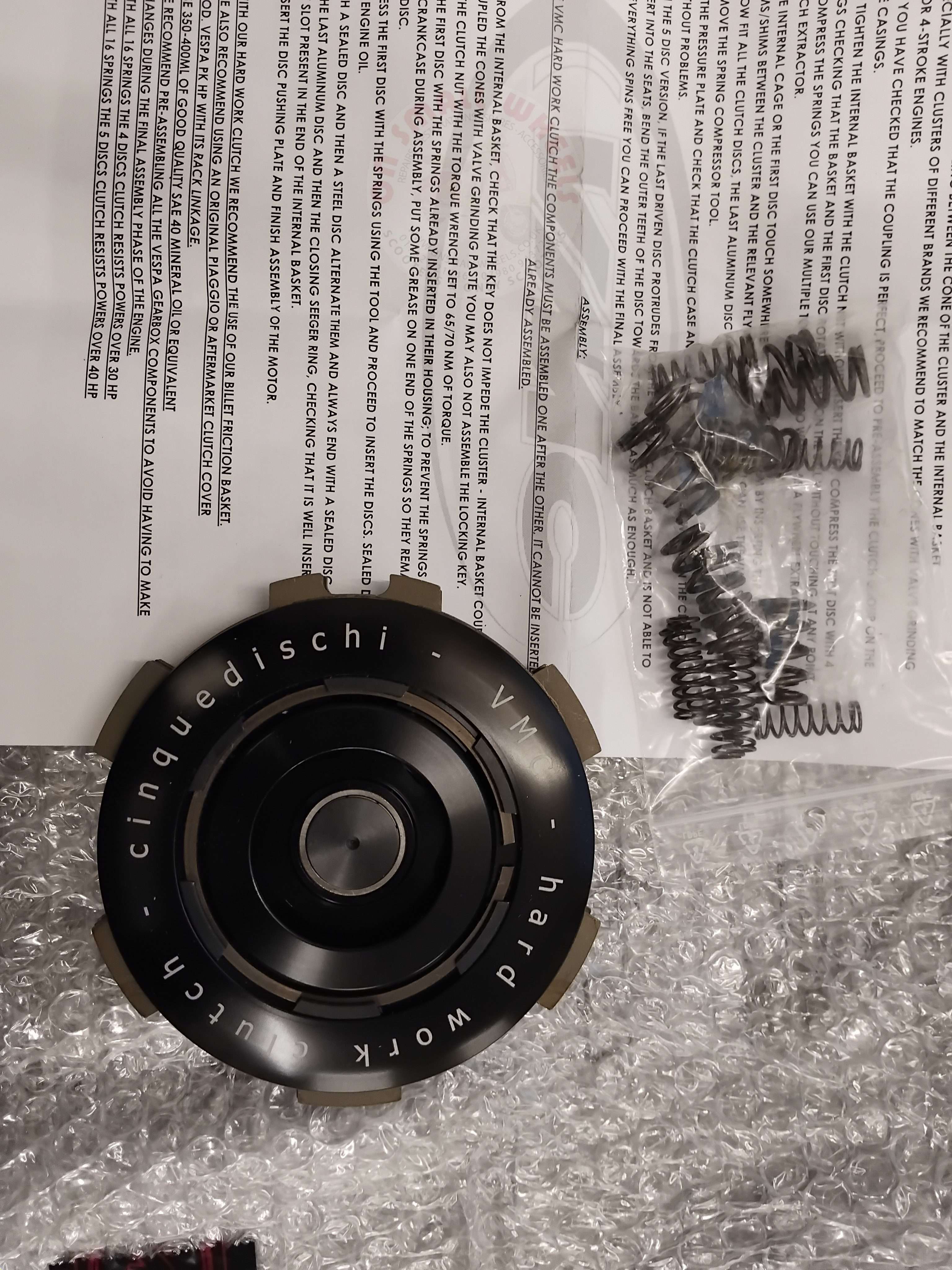 VMC Hard Work 5-Disc Clutch for Small Frame Vespa - Image 2